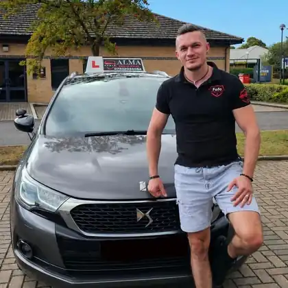 FoFo, driving instructor at Alma Driving School in Doncaster
